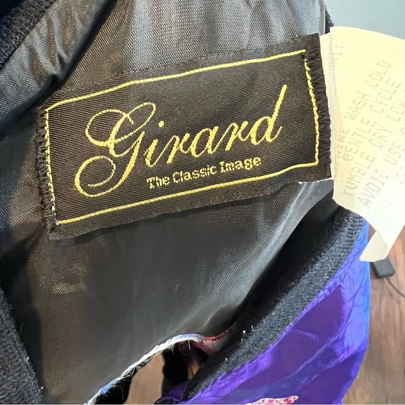 Vintage Girard Circus Long Sleeve Windbreaker Jacket High Flyers Purple - Picture 7 of 8